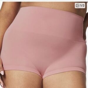Spanx Ecocare Seamless Shaping Boyshort Pink Size 3X